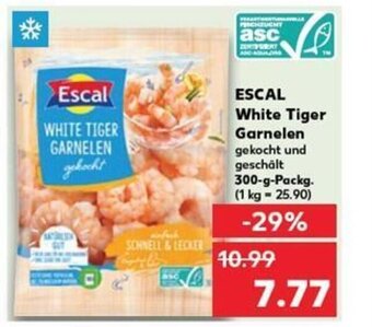 Kaufland ESCAL White Tiger Garnelen tilbud