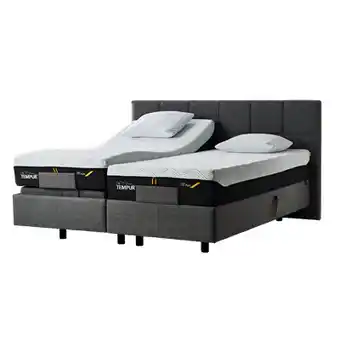 Tempur spring box elevationsseng 90x210 cm inkl. pro plus coolquilt skummadras