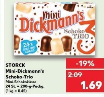 STORCK Mini-Dickmann's Schoko-Trio
