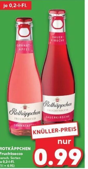 Kaufland ROTKÄPPCHEN Fruchtsecco tilbud
