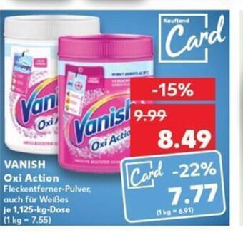 Kaufland VANISH Oxi Action tilbud