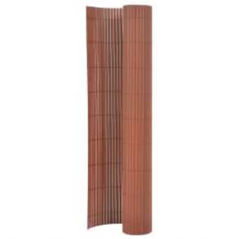 Bolig Center Dobbeltsidet havehegn 110x300 cm brun tilbud