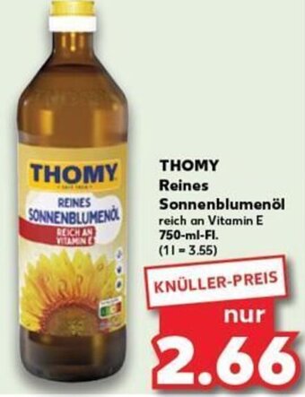 Kaufland THOMY Reines Sonnenblumenöl tilbud