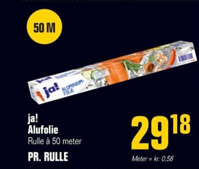 Poetzsch Padborg ja! Alufolie tilbud
