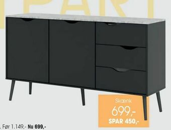 Daells Bolighus Delta skænke tilbud