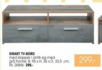 Daells Bolighus Smart tv-bord tilbud