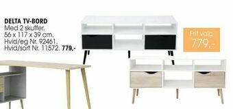 Daells Bolighus Delta tv-bord tilbud
