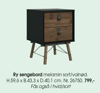 Daells Bolighus Delta sengeramme tilbud