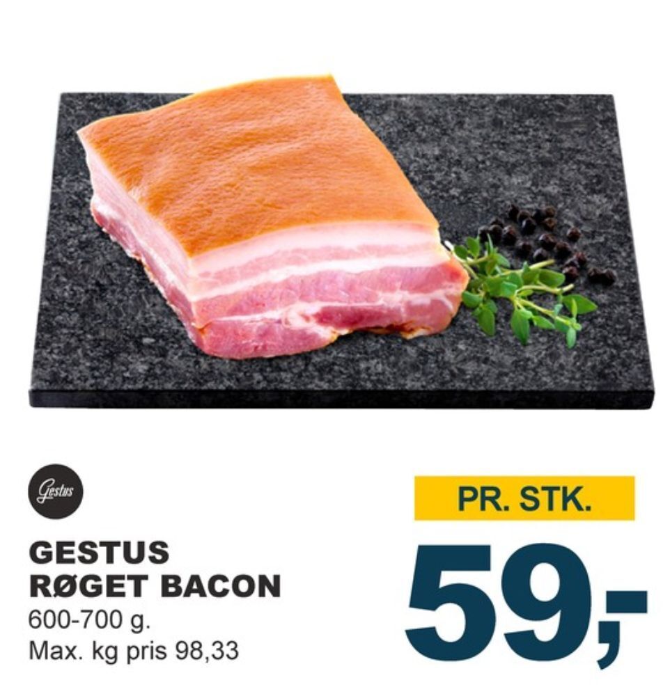 Let-Køb Gestus bacon tilbud