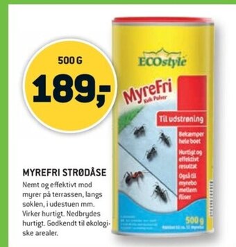 MYREFRI STRØDÅSE