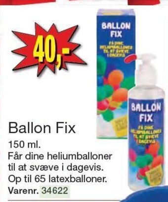 Harald Nyborg BALLON FIX tilbud