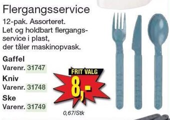 Harald Nyborg Flergangsservice tilbud