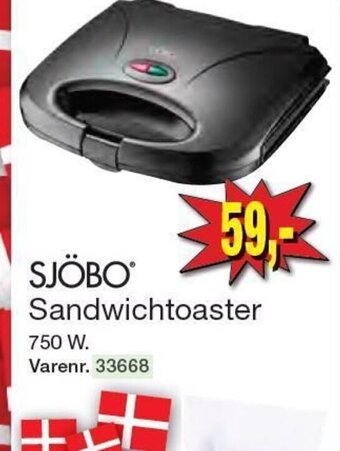 Harald Nyborg SJÖBO Sandwichtoaster tilbud