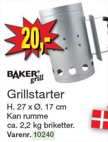 Harald Nyborg Grillstarter tilbud