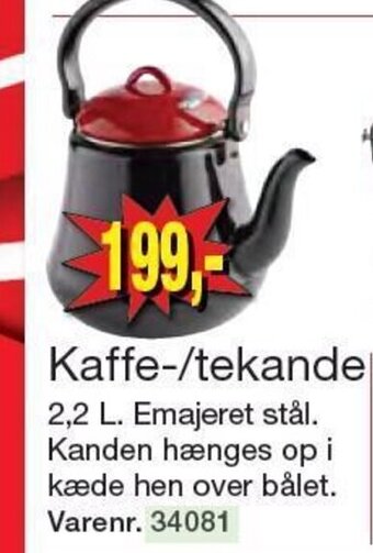 Kaffe-/tekande