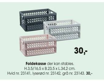 Daells Bolighus Foldekasse tilbud