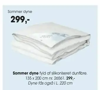 Daells Bolighus Sommer dyne tilbud