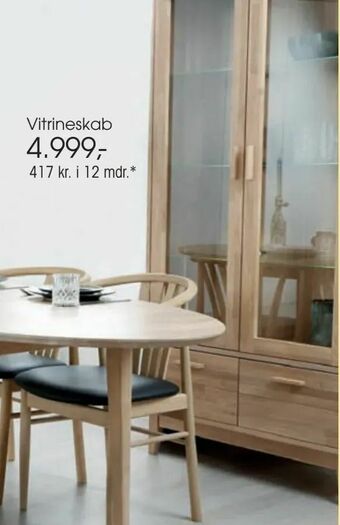 Daells Bolighus Vitrineskab tilbud