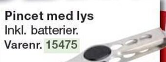 Pincet med lys