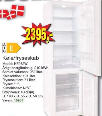 Harald Nyborg Køle/fryseskab tilbud