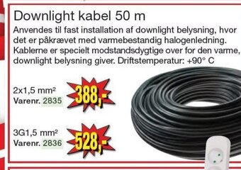 Harald Nyborg Downlight kabel 50 m tilbud