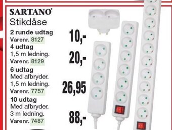 Harald Nyborg SARTANO Stikdåse tilbud