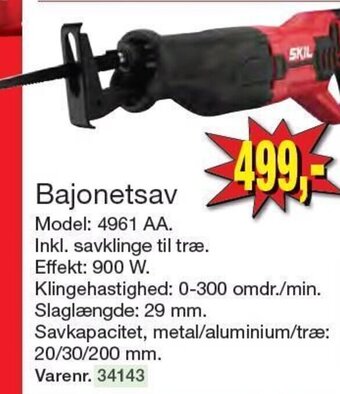 Harald Nyborg Bajonetsav Model: 4961 AA. tilbud