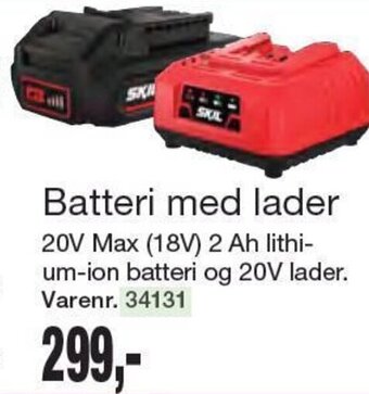 Harald Nyborg Batteri med lader tilbud