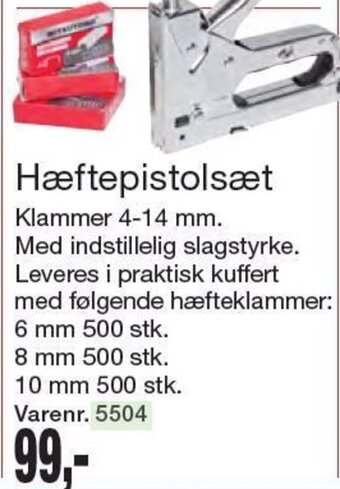 Harald Nyborg Hæftepistolsæt tilbud