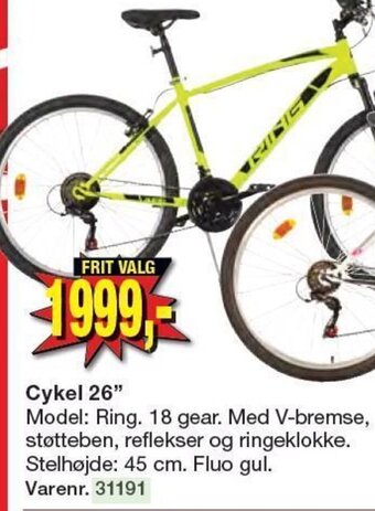 Harald Nyborg Cykel 26" tilbud
