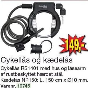 Harald Nyborg Cykellås og kædelås tilbud