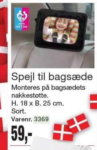 Harald Nyborg Spejl til bagsæde tilbud