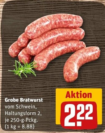 REWE DE Grobe Bratwurst tilbud