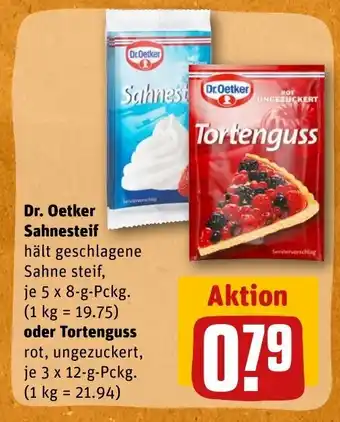 REWE DE Dr. Oetker Sahnesteif tilbud