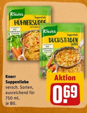 REWE DE Knorr Suppenliebe tilbud