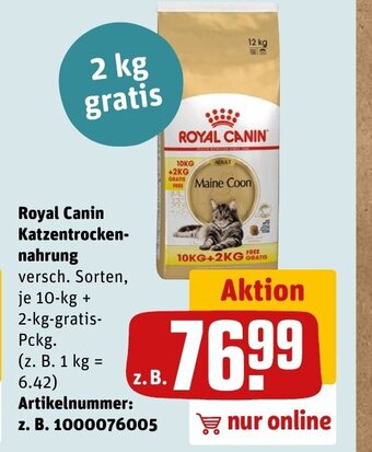 REWE DE Royal Canin Katzentrocken-nahrung tilbud
