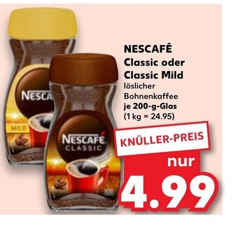NESCAFÉ Classic oder Classic Mild