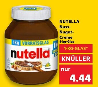 Kaufland DE NUTELLA Nuss- Nugat- Creme tilbud