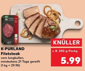 Kaufland K-PURLAND Filetsteak tilbud