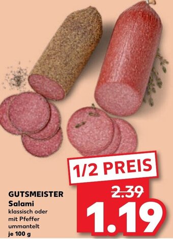 Kaufland DE GUTSMEISTER Salami tilbud