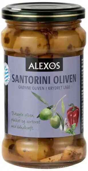 Santorini oliven, 160 g
