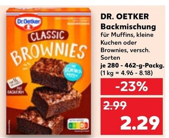 Kaufland DR. OETKER Backmischung tilbud