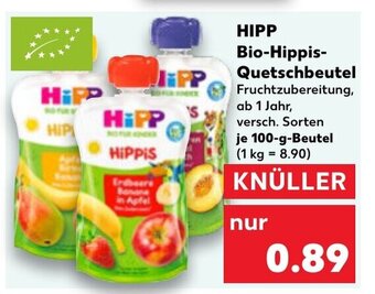 HIPP Bio-Hippis-Quetschbeutel