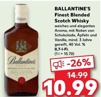 BALLANTINE'S Finest Blended Scotch Whisky