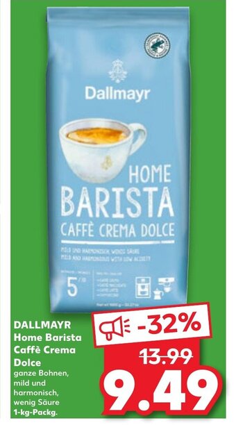 Kaufland DALLMAYR Home Barista Caffè Crema Dolce tilbud