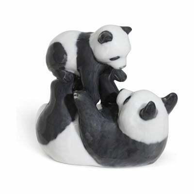 Imerco Royal copenhagen årsfigur 2022 - panda - h 10,5 cm - porcelæn - sort/hvid tilbud
