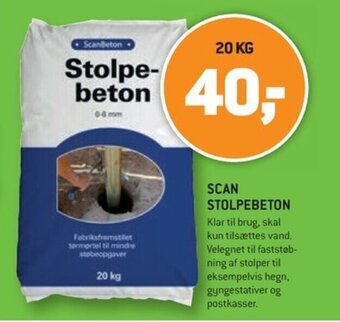 XL-BYG SCAN STOLPEBETON tilbud