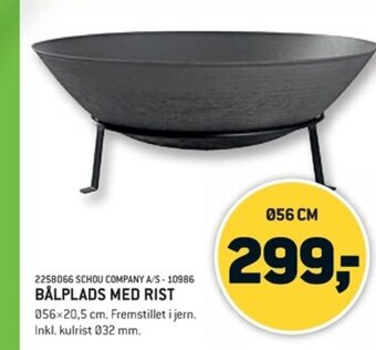BÅLPLADS MED RIST