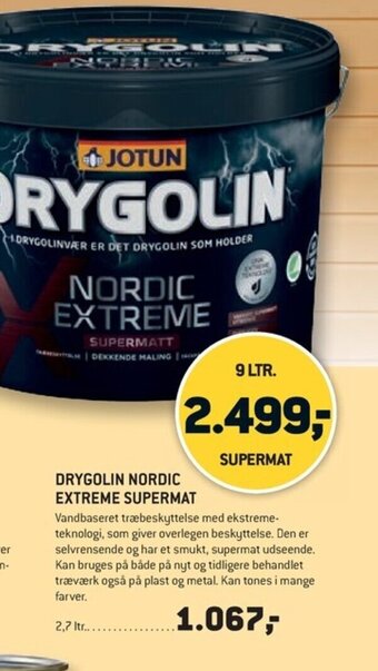 XL-BYG DRYGOLIN NORDIC EXTREME SUPERMAT tilbud