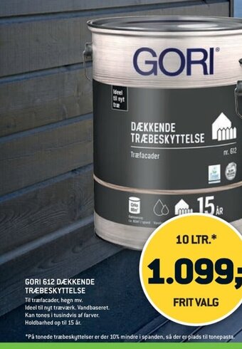 GORI 612 DÆKKENDE TRÆBESKYTTELSE